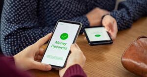 Sending money using a mobile payment app instantly