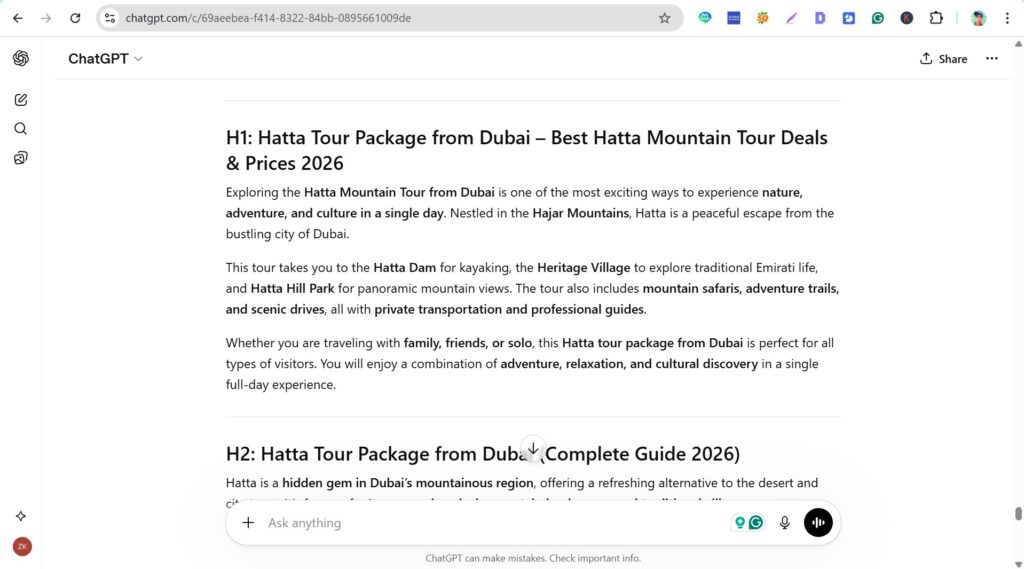 Chatgpt is best AI Tools for Content Writing Free