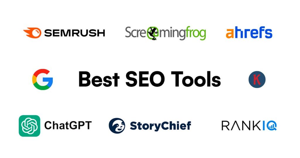 Infographic showing a list of free AI tools for SEO in 2026, including Google Search Console for AI Overview tracking and SEMrush free tier for monitoring brand mentions in ChatGPT and Perplexity.