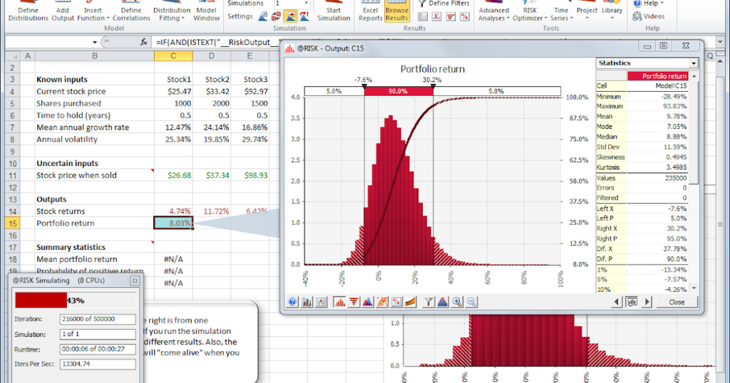 Excel Quick Analysis formatting options highlighting high and low data values