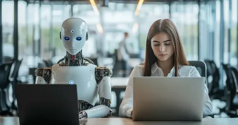 AI customer support agent handling customer inquiries through an automated chatbot interface.