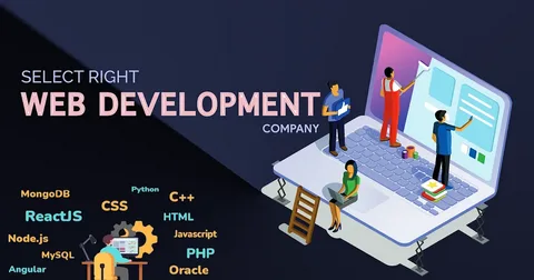 Custom web development process on a laptop showing website code
Image Title