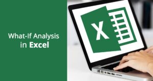 Excel data table organizing business transactions for financial reporting